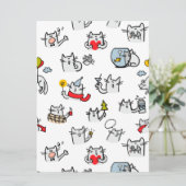 猫おもしろい、ミルク、魔法。 カード (スタンド正面)