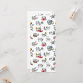 猫おもしろい、ミルク、魔法。 カード (正面/裏面インサイチュ)