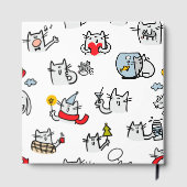 猫おもしろい、ミルク、魔法。 ゲストブック (裏面)