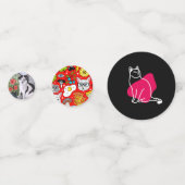 猫おもしろい、ミルク、魔法。 コンフェッティ (正面)