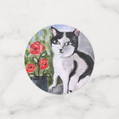 猫おもしろい、ミルク、魔法。 コンフェッティ (スモール正面)