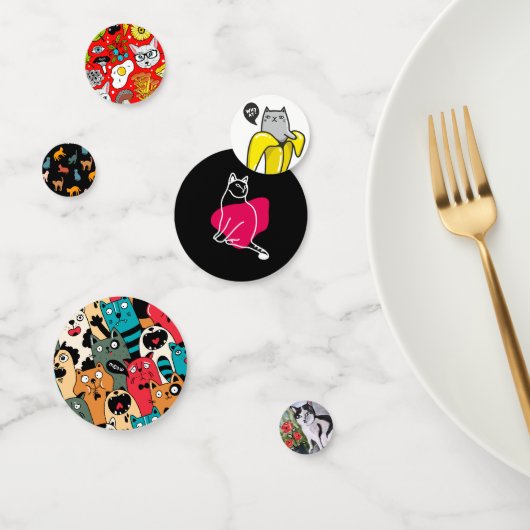 猫おもしろい、ミルク、魔法。 コンフェッティ (グループ)