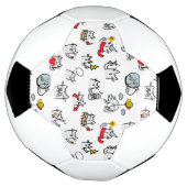 猫おもしろい、ミルク、魔法。 サッカーボール (回転)