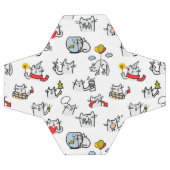 猫おもしろい、ミルク、魔法。 サッカーボール (フラット)