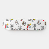 猫おもしろい、ミルク、魔法。 スケートボード (横)