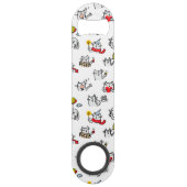 猫おもしろい、ミルク、魔法。 スピード栓抜き (裏面)