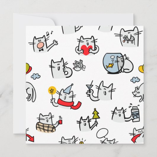 猫おもしろい、ミルク、魔法。 セーブザデート (正面)
