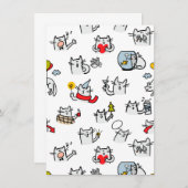 猫おもしろい、ミルク、魔法。 セーブザデート (正面/裏面)