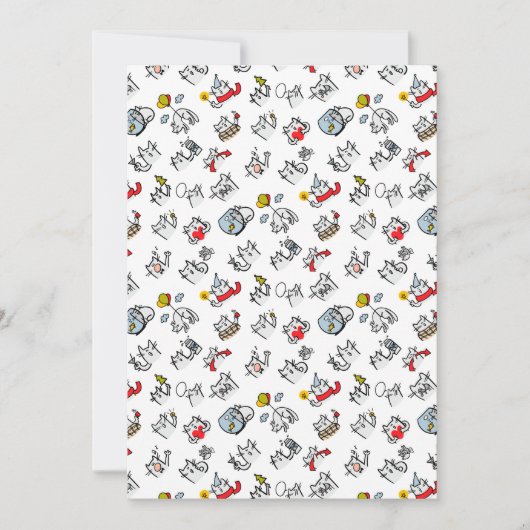 猫おもしろい、ミルク、魔法。 セーブザデート (正面)