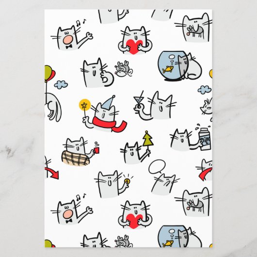 猫おもしろい、ミルク、魔法。 チラシ (正面)