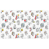 猫おもしろい、ミルク、魔法。 テーブルクロス (正面(横))