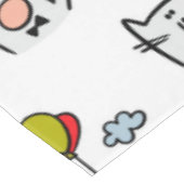 猫おもしろい、ミルク、魔法。 テーブルクロス (アングル)