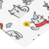 猫おもしろい、ミルク、魔法。 テーブルクロス (アングル)