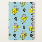 猫おもしろい、ミルク、魔法。 ノートブック (裏面)