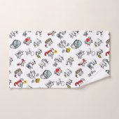 猫おもしろい、ミルク、魔法。 ハンドタオル (ハンドタオル)