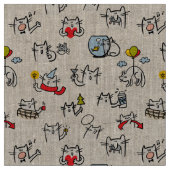 猫おもしろい、ミルク、魔法。 ファブリック (クローズアップ)