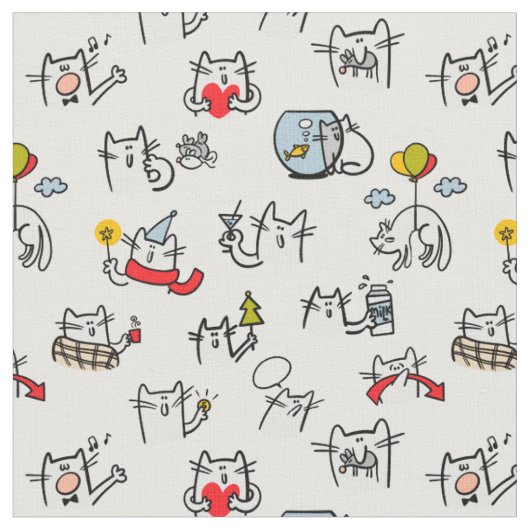 猫おもしろい、ミルク、魔法。 ファブリック (クローズアップ)