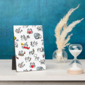 猫おもしろい、ミルク、魔法。 フォトプラーク (側面)