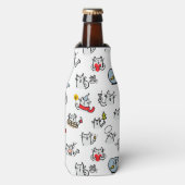 猫おもしろい、ミルク、魔法。 ボトルクーラー (ボトル正面)