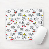 猫おもしろい、ミルク、魔法。 マウスパッド (マウス)