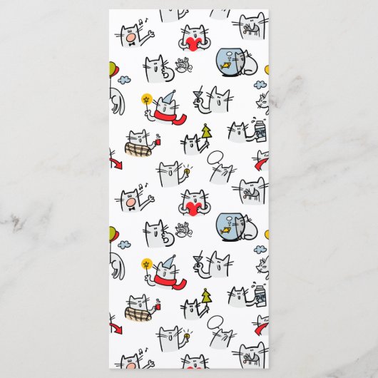 猫おもしろい、ミルク、魔法。 メニュー (正面)