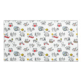 猫おもしろい、ミルク、魔法。 枕カバー (裏面)