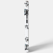 猫おもしろい、ミルク、魔法。 Case-Mate iPhoneケース (裏面 / 左)