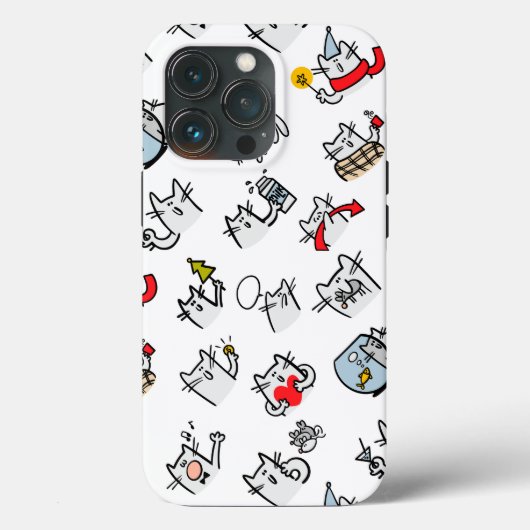 猫おもしろい、ミルク、魔法。 Case-Mate iPhoneケース (裏面)