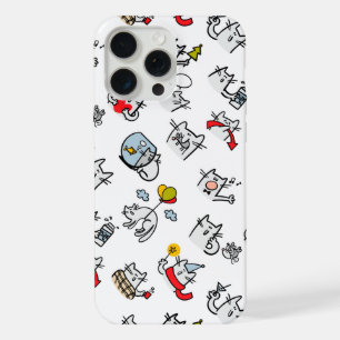猫おもしろい、ミルク、魔法。 iPhone 15 PRO MAXケース