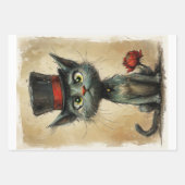 猫おもしろい ラッピングペーパーシート (正面3)