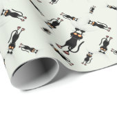 猫おもしろい ラッピングペーパー (ロールコーナー)