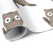 猫おもしろい ラッピングペーパー (ロールコーナー)