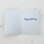 猫おもしろい – 人間に対して彼らは耐える誕生日 カード (内部)