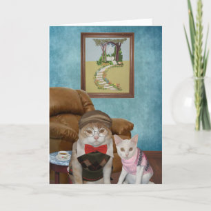 猫おもしろい/猫ちゃん父の日 カード