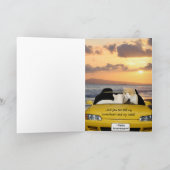 猫おもしろい・猫ちゃん記念 カード (内部)