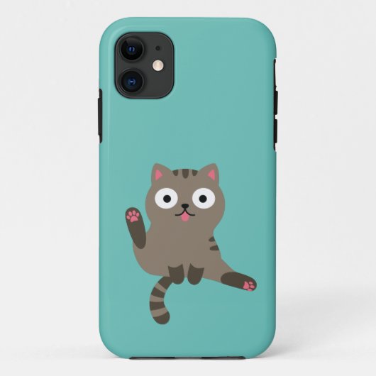 猫おもしろい Case-Mate iPhoneケース (裏面)