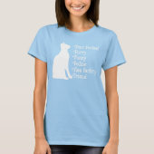 猫おもしろい Tシャツ (正面)