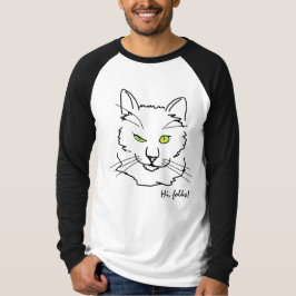 猫おもしろい Tシャツ