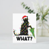 猫おもしろいChにクリスマスツリーを押し付ける黒猫 (スタンド正面)