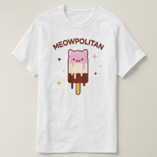 猫おもしろいTシャツ-メオポリタン Tシャツ