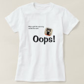 猫おもしろいTシャツ |可愛いグラフィックティー Tシャツ (デザイン正面)