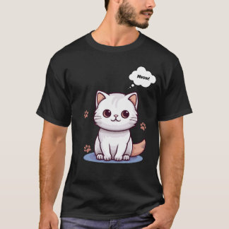 猫おもしろいTシャツ、猫シャツ、猫好きシャツ Tシャツ