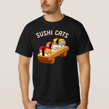 猫おもしろいTシャツ – SUSHI CAT