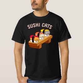 猫おもしろいTシャツ – SUSHI CAT Tシャツ