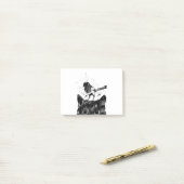 猫およびカササギをかいま見ること ポストイット (デスク上)