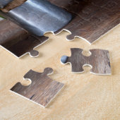 猫およびヒマワリ ジグソーパズル (側面)