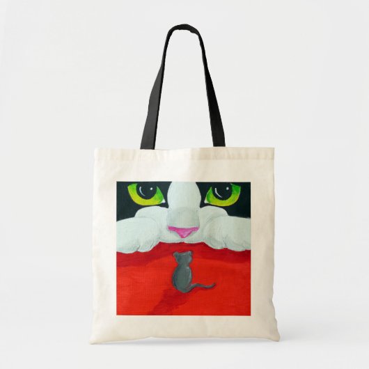 猫およびマウスのバッグ トートバッグ (正面)