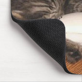 猫およびマウス マウスパッド (コーナー)