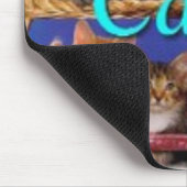 猫およびマウス マウスパッド (コーナー)