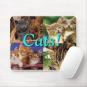 猫およびマウス マウスパッド (マウス)